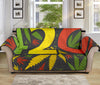 Rasta 420 Print Sofa Protector