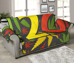 Rasta 420 Print Sofa Protector