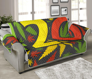 Rasta 420 Print Sofa Protector