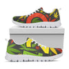 Rasta 420 Print White Sneakers