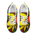 Rasta 420 Print White Sneakers