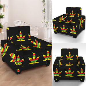 Rasta Flag Pattern Print Armchair Slipcover