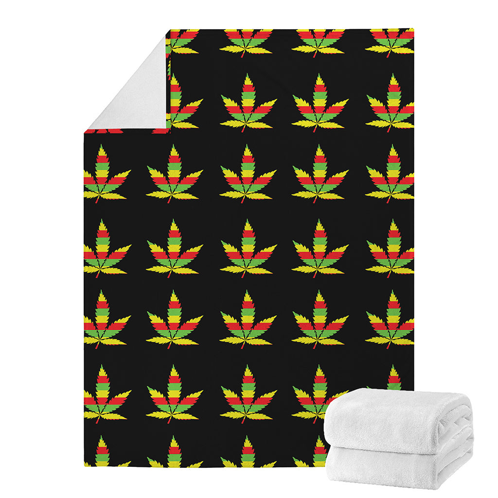 Rasta Flag Pattern Print Blanket
