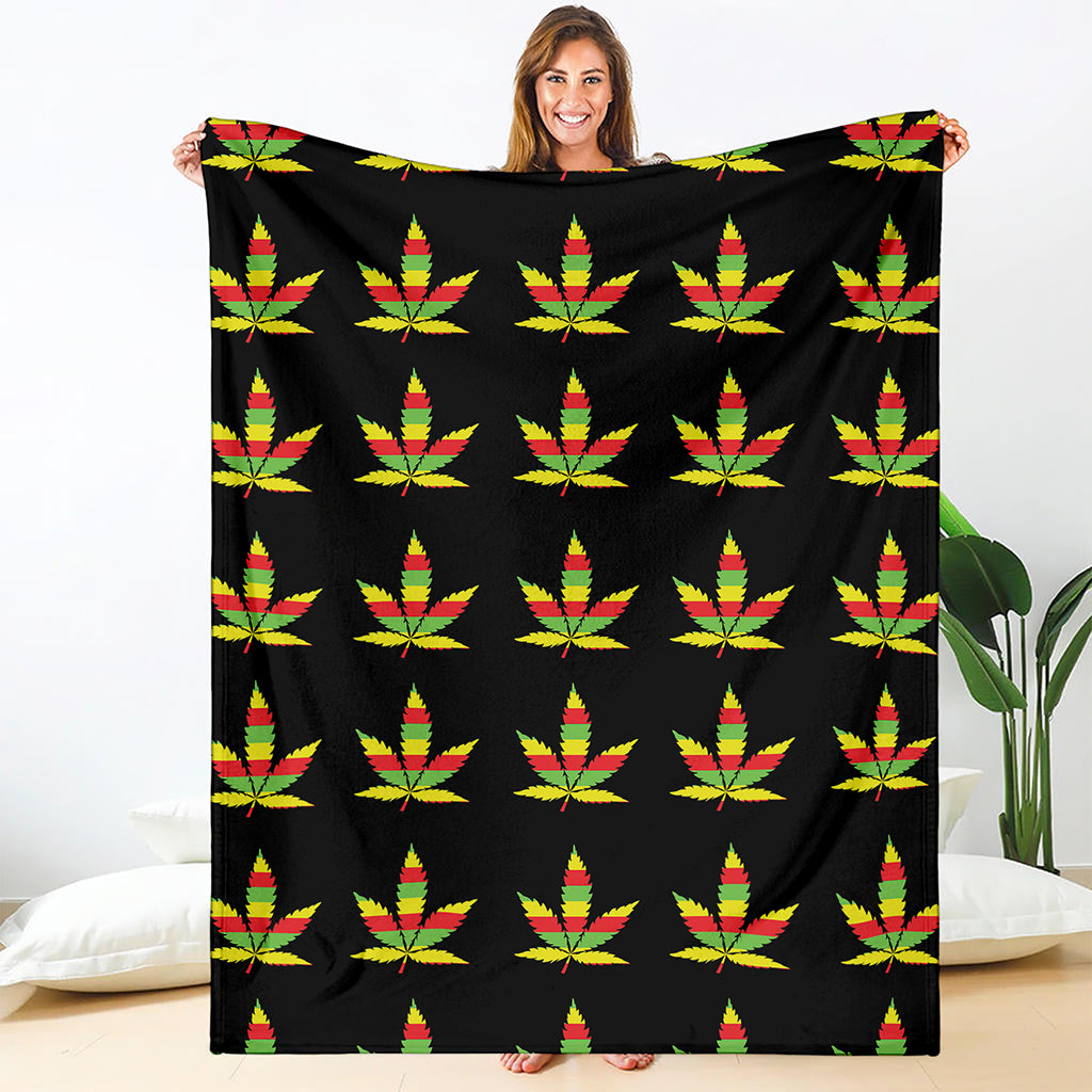 Rasta Flag Pattern Print Blanket