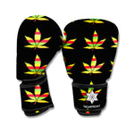 Rasta Flag Pattern Print Boxing Gloves