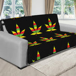 Rasta Flag Pattern Print Futon Protector