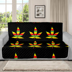 Rasta Flag Pattern Print Futon Protector