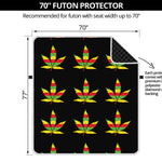 Rasta Flag Pattern Print Futon Protector