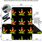 Rasta Flag Pattern Print Half Sofa Protector