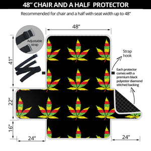 Rasta Flag Pattern Print Half Sofa Protector