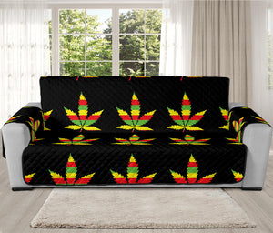 Rasta Flag Pattern Print Oversized Sofa Protector