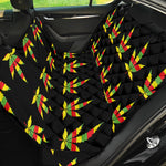 Rasta Flag Pattern Print Pet Car Back Seat Cover