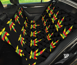 Rasta Flag Pattern Print Pet Car Back Seat Cover