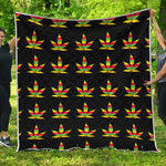 Rasta Flag Pattern Print Quilt