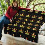 Rasta Flag Pattern Print Quilt