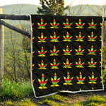 Rasta Flag Pattern Print Quilt