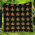 Rasta Flag Pattern Print Quilt