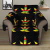 Rasta Flag Pattern Print Recliner Protector