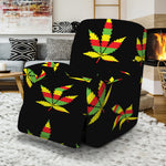 Rasta Flag Pattern Print Recliner Slipcover