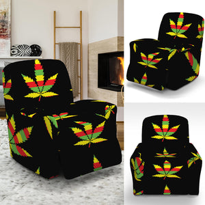 Rasta Flag Pattern Print Recliner Slipcover