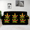 Rasta Flag Pattern Print Sofa Cover