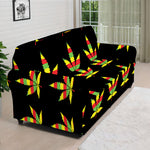 Rasta Flag Pattern Print Sofa Cover