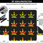 Rasta Flag Pattern Print Sofa Protector