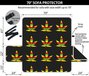 Rasta Flag Pattern Print Sofa Protector