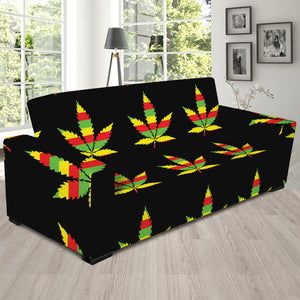 Rasta Flag Pattern Print Sofa Slipcover