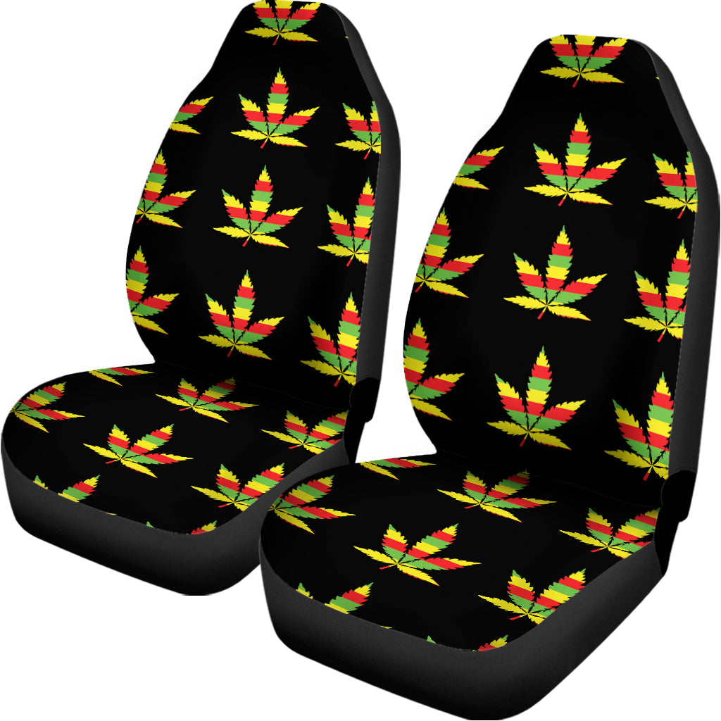 Rasta Flag Pattern Print Universal Fit Car Seat Covers