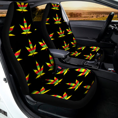 Rasta Flag Pattern Print Universal Fit Car Seat Covers