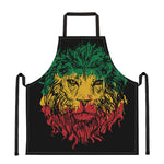 Rasta Lion Print Apron