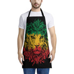 Rasta Lion Print Apron