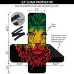 Rasta Lion Print Armchair Protector