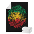 Rasta Lion Print Blanket