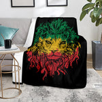 Rasta Lion Print Blanket