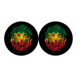 Rasta Lion Print Car Coasters