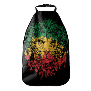 Rasta Lion Print Car Seat Organizers