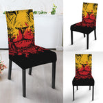 Rasta Lion Print Dining Chair Slipcover