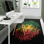 Rasta Lion Print Floor Mat