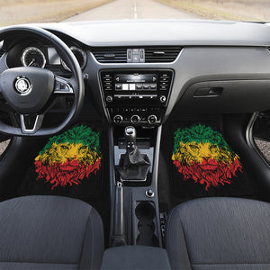 Rasta Lion Print Front and Back Car Floor Mats