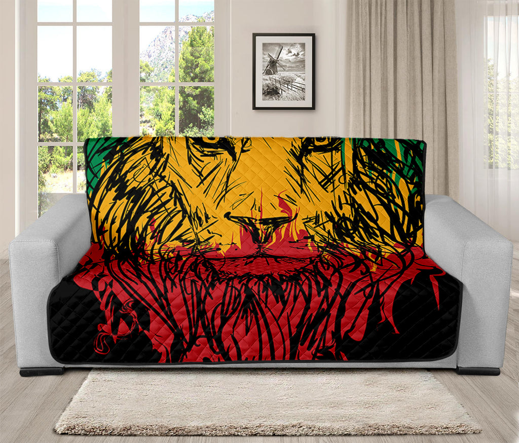 Rasta Lion Print Futon Protector