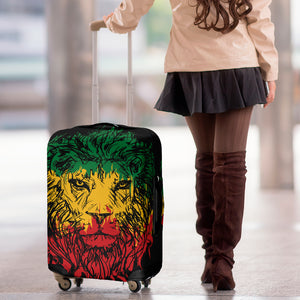 Rasta Lion Print Luggage Cover