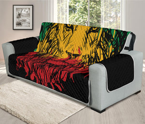 Rasta Lion Print Oversized Sofa Protector