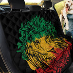 Rasta Lion Print Pet Car Back Seat Cover