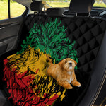 Rasta Lion Print Pet Car Back Seat Cover