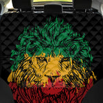 Rasta Lion Print Pet Car Back Seat Cover