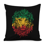 Rasta Lion Print Pillow Cover