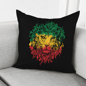 Rasta Lion Print Pillow Cover