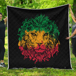 Rasta Lion Print Quilt